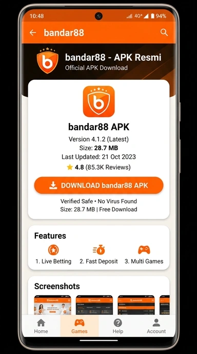 Unduh dan Instal APK bandar88 untuk Android di Indonesia